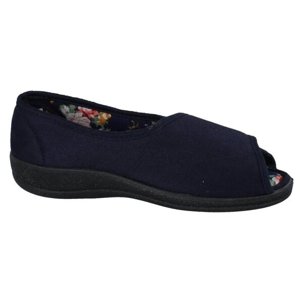 Jo & Joe Ladies Jo & Joe Hook And Loop Open Toe Slippers Martha
