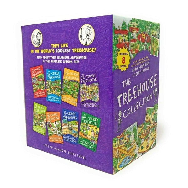 The 13 Storey Treehouse Collection 8 Books Set By Andy Griffiths