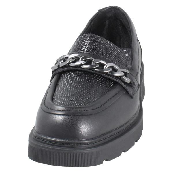Clarks Girls Clarks Chunky Square Toe Loafer School Shoes Eris Edge