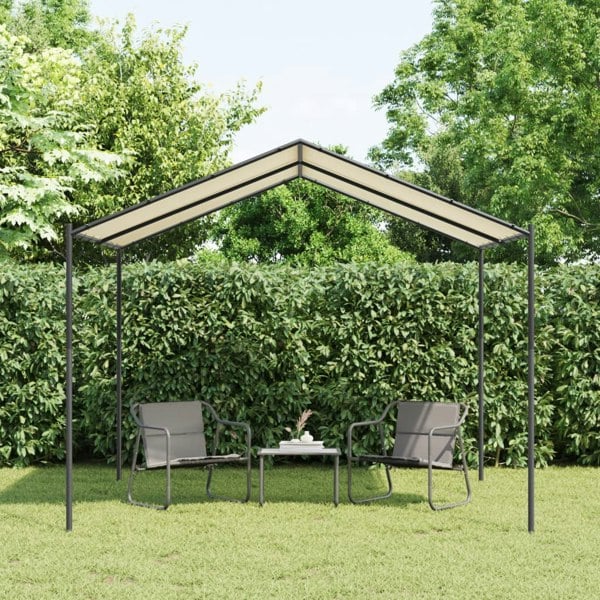Berkfield Canopy Tent Beige 3x3 m Steel and Fabric