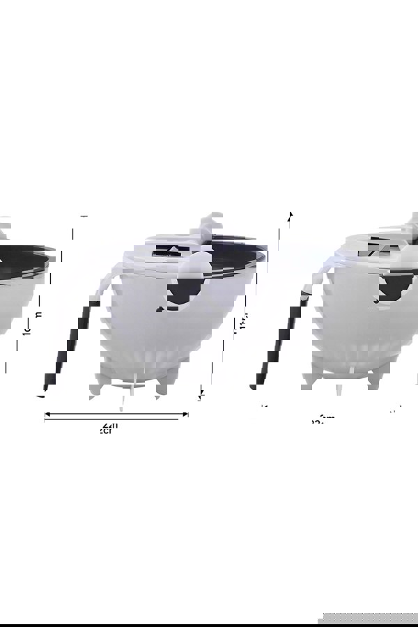 Living and Home Multi-Function Vegetable Grater Set 7 Blades with Drain Basket,Peeler Food Slicer Chopper Cutter