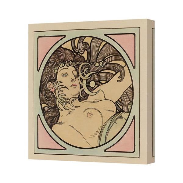 Benjamin Tate Design Contemporary Canvas Art Print With Hanging Brackets And Deep Frame UK Handmade
