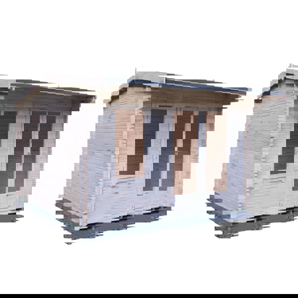 Shire 12x12 bucknells log cabin 28mm Cladding - Best Shed