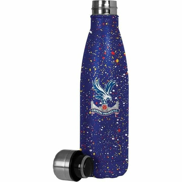 Crystal Palace FC Paint Splatter Water Bottle, Water Bottles, Sports, Gift