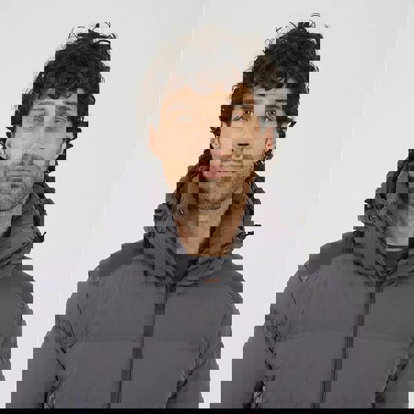 Brave Soul Grey Padded Hooded Zip-Up Jacket - Grey Image 4