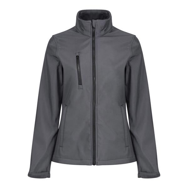 Regatta Professional Womens/Ladies 3 Layer Membrane Soft Shell Jacket - Seal Grey/Black - 