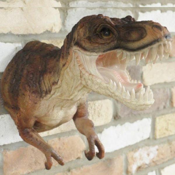 Small Dinosaur Wall Decor by DGS Statues