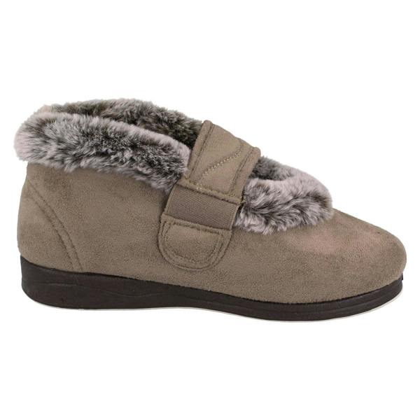 Padders Ladies Padders Cross Strap Slippers - Hush