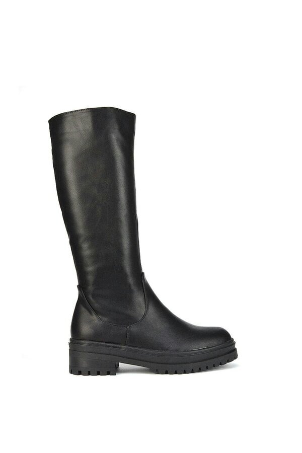 XY LONDON Chunky Sole Mid Calf Boots