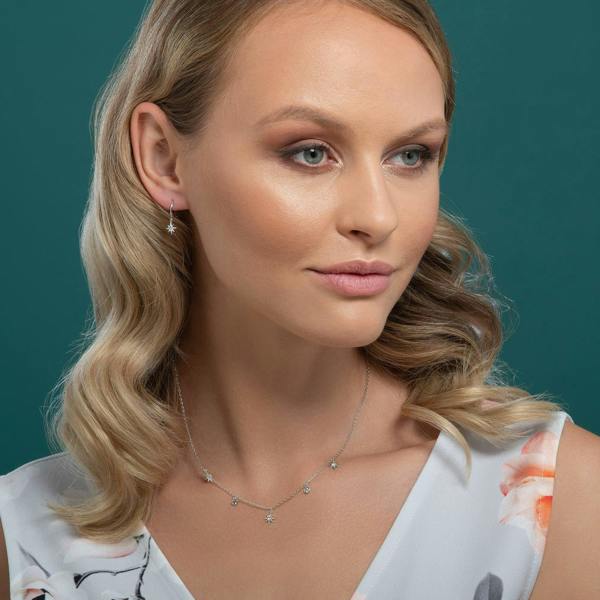 Star Huggie Hoop Earrings for Women - namana.london