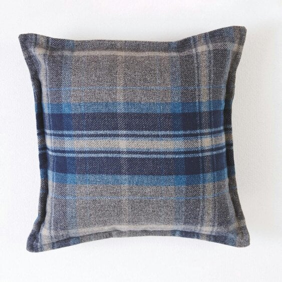 Scotts of Stow Grampian Tartan Cushion - Blue