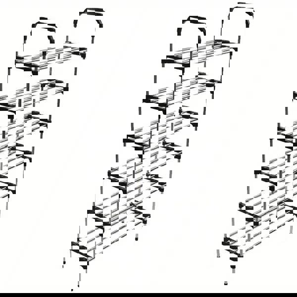 Dyzi 6-Tier Metal Shoe Rack – Freestanding Heavy Duty Storage Shelf for Shoes, Boots, and Accessories