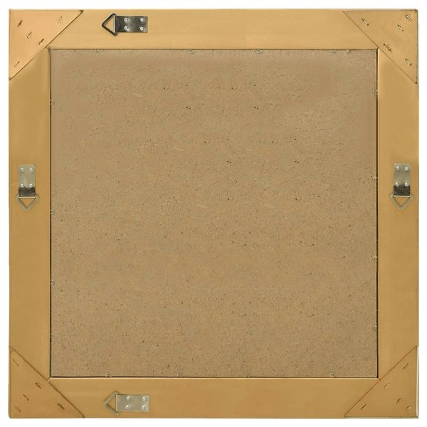 Berkfield Wall Mirror Baroque Style 60x60 cm Gold