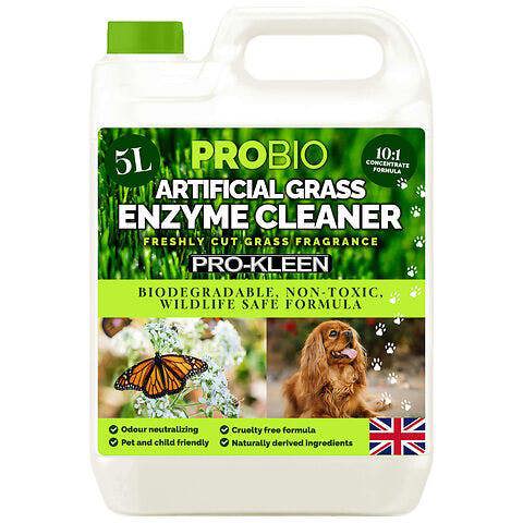 ProKleen Pro-Kleen ProBio Artificial Grass Cleaner Enzyme Based Deodoriser Odour Eliminator 5L Fresh Cut Grass