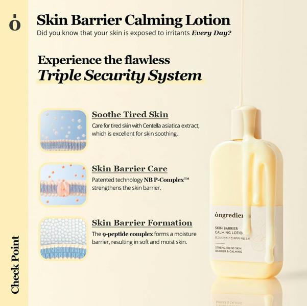 ONGREDIENTS Skin Barrier Calming Lotion EX Jumbo 150ml