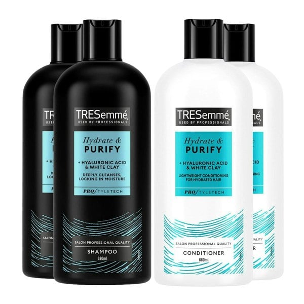 TRESemmé Shampoo & Conditioner Set 680ml w/ Vitamins B, C & E for All Hair Types