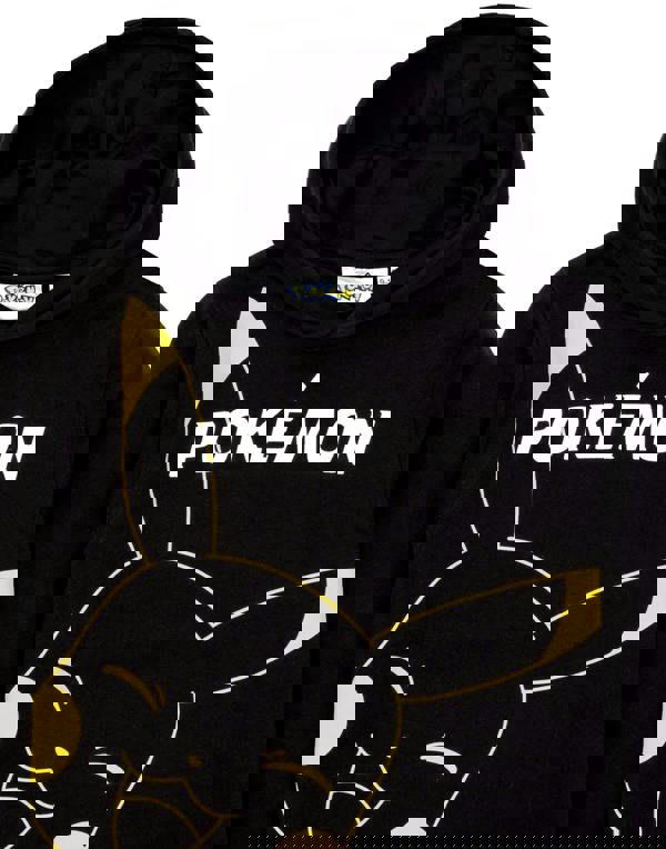 Pokemon Boys Black Pikachu Hoodie