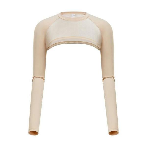 Anniou UPF 50+ Ice Silk Golf Mesh Shrug - Nude