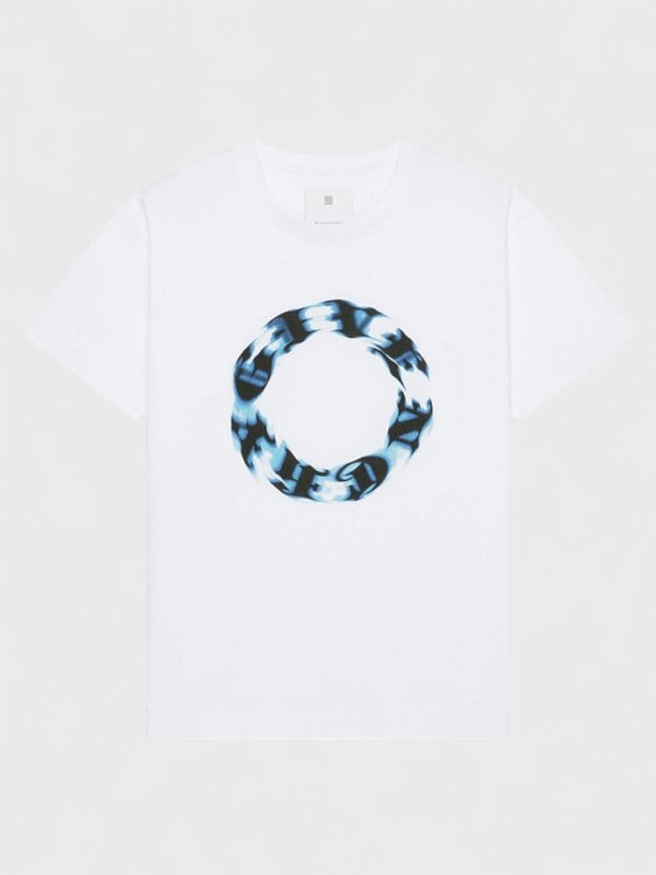 Givenchy Oversized T-Shirt In Cotton With Circle Print - Supplied FashionGivenchy