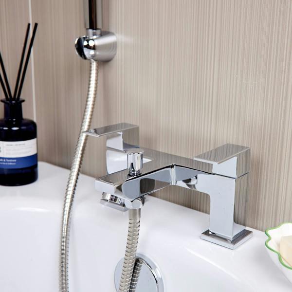 Flode Bolmen | Bath Shower Mixer | Including Handset and Holder | Chrome