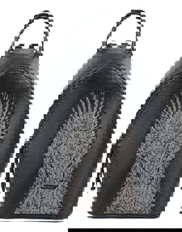 Danielle Nicole Womens Black Iron Throne Mini Backpack (One Size)