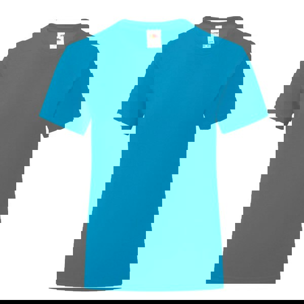 Fruit of the Loom Girls Iconic 150 T-Shirt - Azure