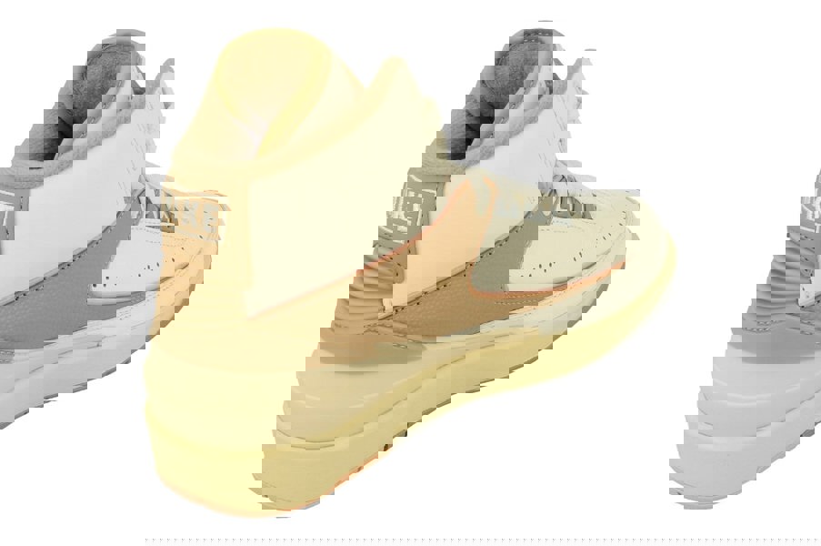 Nike Air Jordan 2 Retro Womens Trainers Dx4400  118 - Sail Desert Sunset Haze 118 - Photo 2