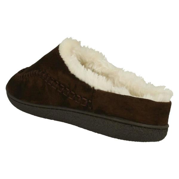Cushion-Walk Mens Cushion-Walk Warm Lined Mule Slippers Boris
