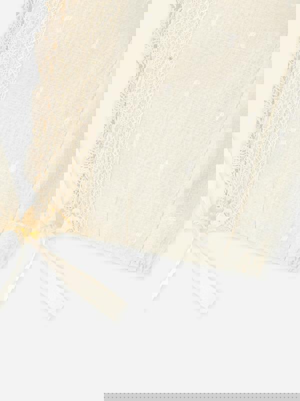 Paz Rodriguez Baby Knitted Bonnet in Ivory