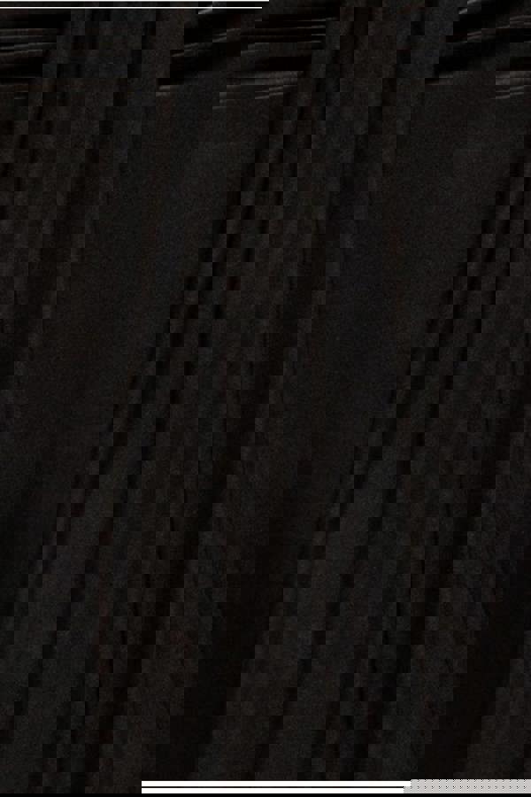 Gathered Front Dipped Waist Maxi Skirt - Black SK54