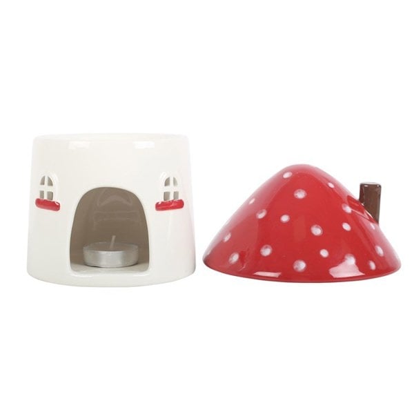 Serano Mushroom House Oil Burner and Wax Warmer
