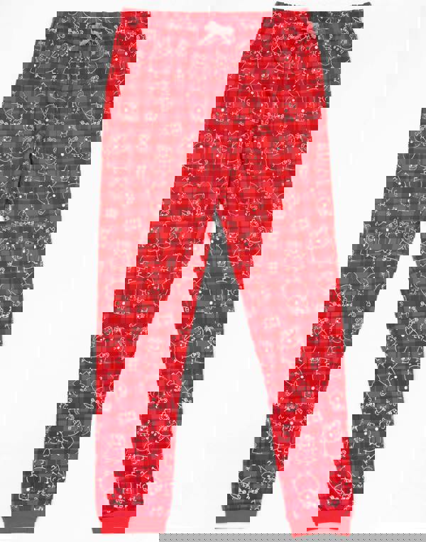 Peppa Pig Womens Red Mummy Pig Long Sleeve Long Leg Pyjama Set