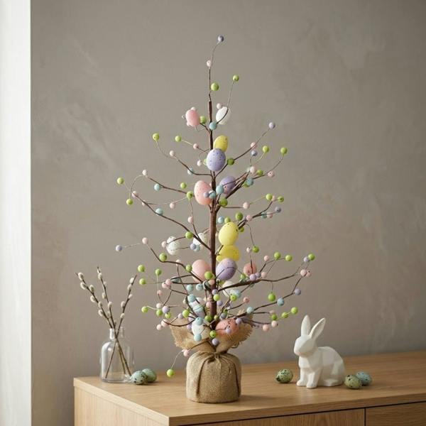 Garden Greatness Springtime Tall Easter Egg Decorated Tree