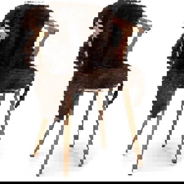 UK Sheepskin | 90-100 cm Natural Dark Brown