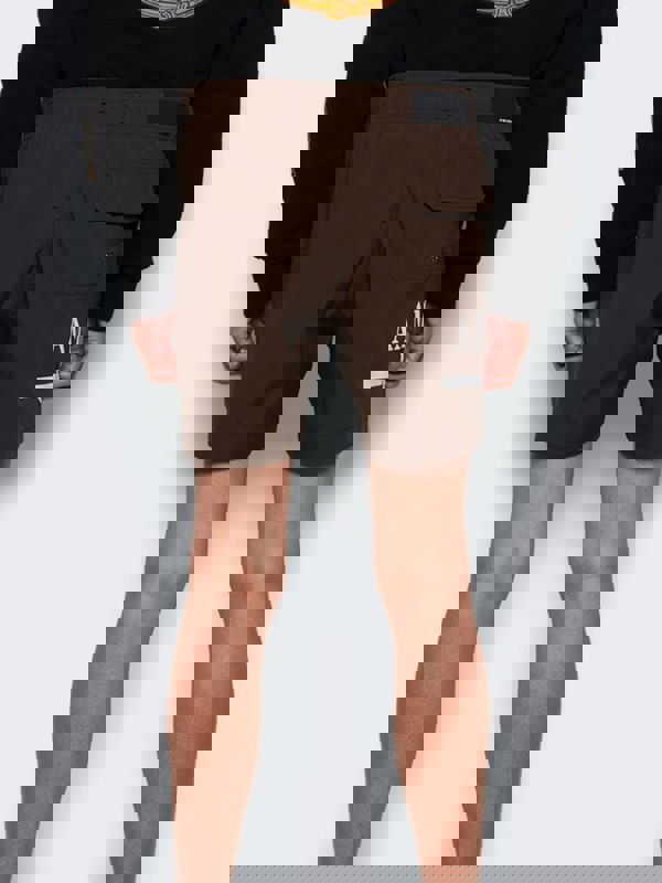 AMIRI MA Bar Logo Swim Shorts - Brown