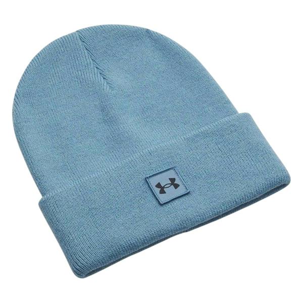 Under Armour Mens Halftime Logo Beanie - Blue Smoke - 