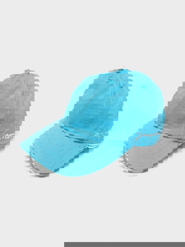 Jacquemus La Casquette Bricolo Turquoise Cap - Supplied FashionJACQUEMUS