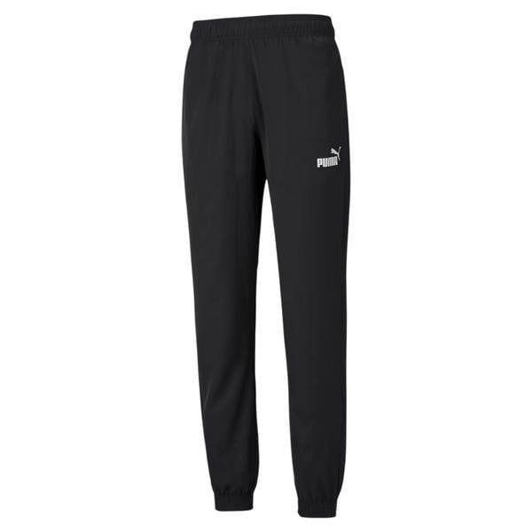 Puma Mens Woven Jogging Bottoms - Black