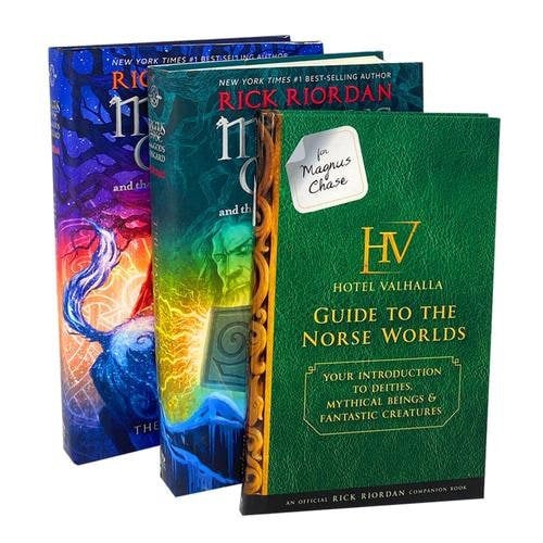 Disney Hyperion Magnus Chase Deluxe Collection 3 Books Set by Rick Riordan