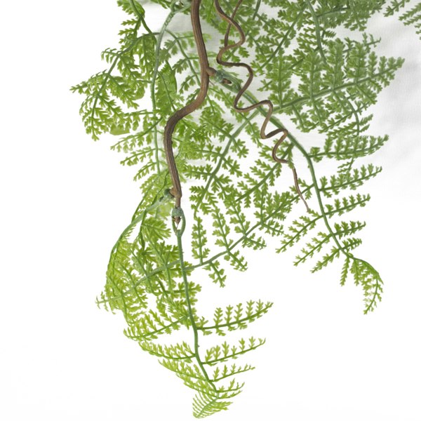 Leaf 100cm Artificial Hanging Maidenhair Fern Plant Light Green