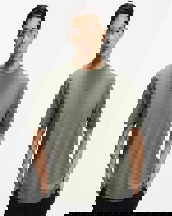 BOSS Orange TChup Mens Crew Neck Small Logo T-Shirt - Open Grey 077 - CHO - Designer Mens Logo T-Shirts