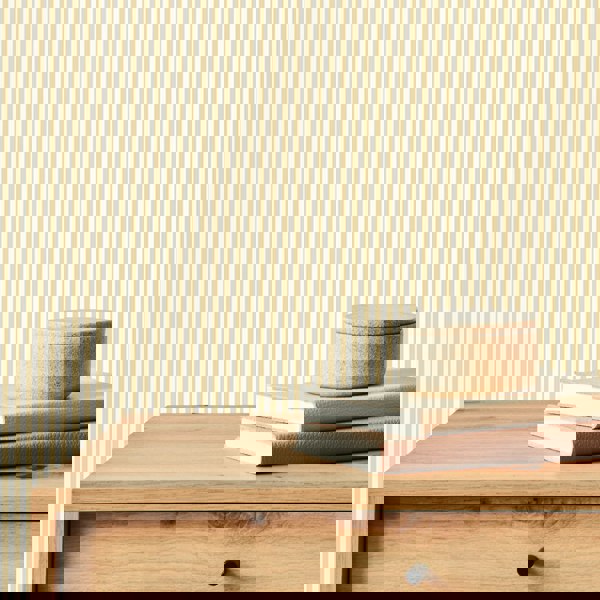 Hoopla Walls Tiny Stripe - Parchment 10m Wallpaper