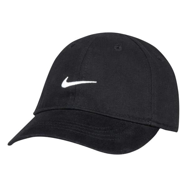 Nike Baby Swoosh Cotton Twill Baseball Cap - Black - 