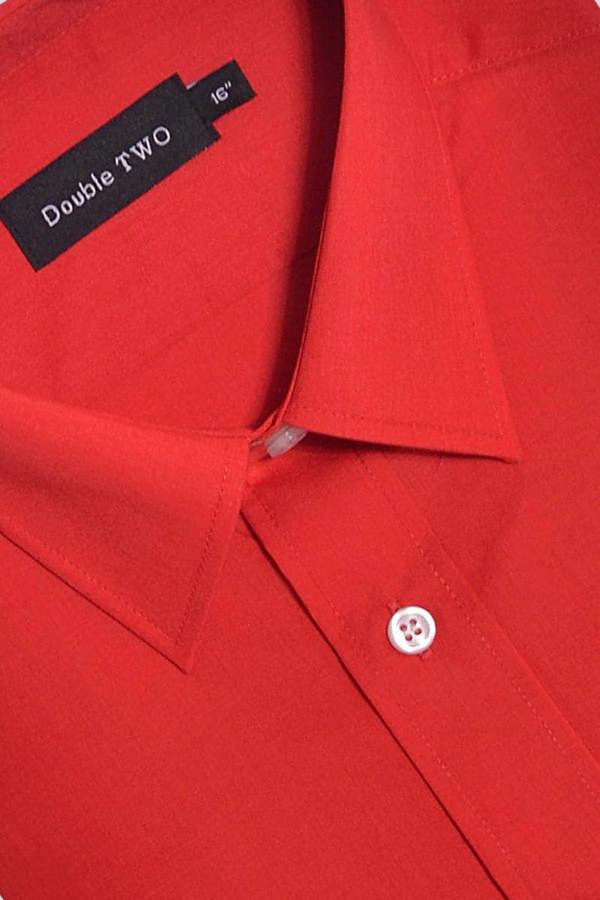 Red Classic Easy Care Long Sleeve Shirt