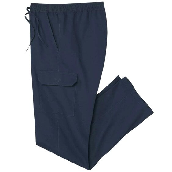 Atlas For Men Mens Relaxed Fit Cargo Trousers - Navy