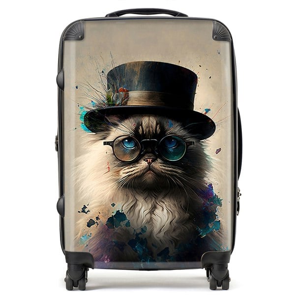 Warren Reed Ragdoll Cat Splashart Suitcase