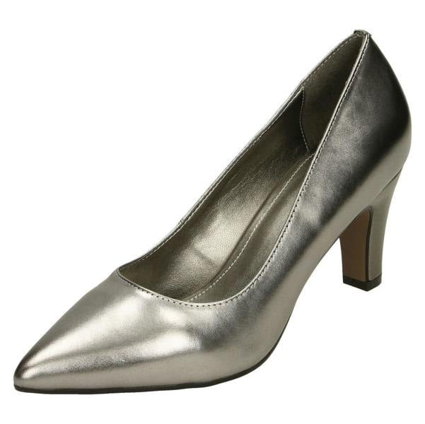 Leather Collection Ladies Leather Collection Court Shoes