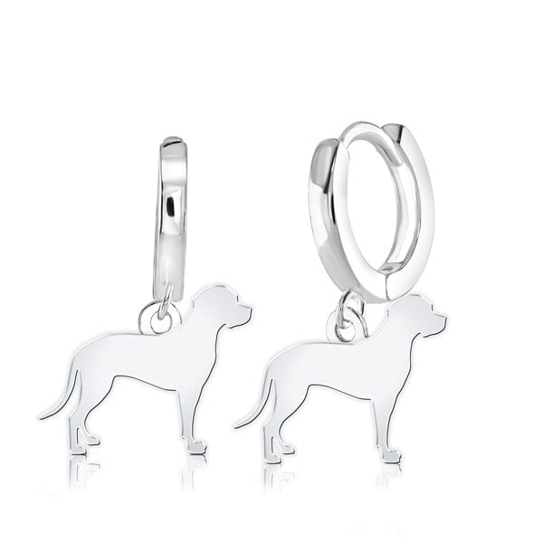 Mylee London Portuguese Pointer Silhouette Silver Earrings