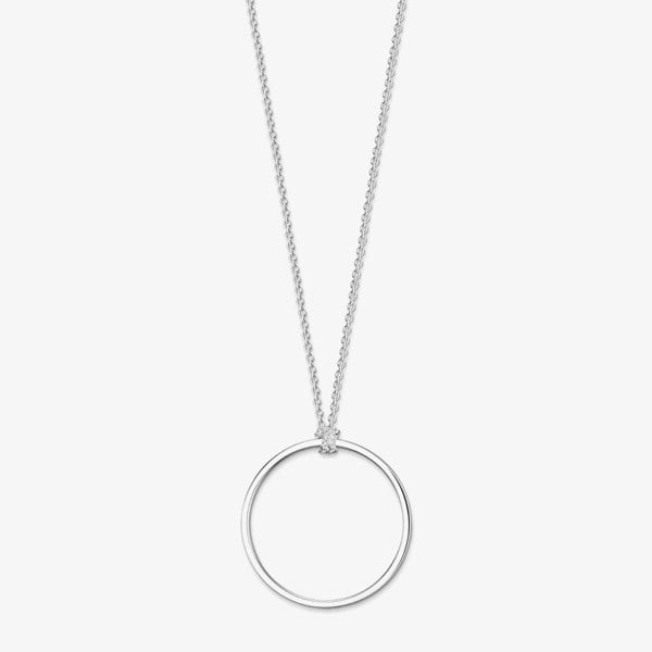 THOMAS SABO Silver Open Circle Necklet X0252-001-21