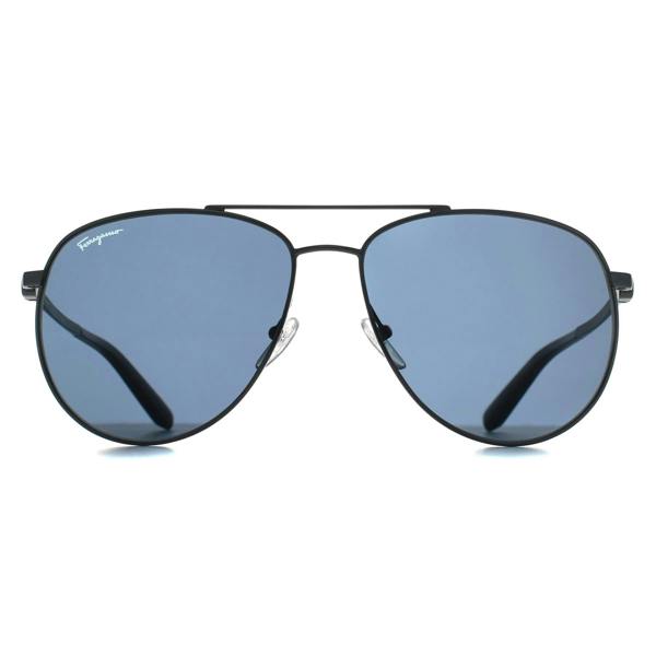 Salvatore Ferragamo Sunglasses SF157S 015 Dark Gunmetal Blue